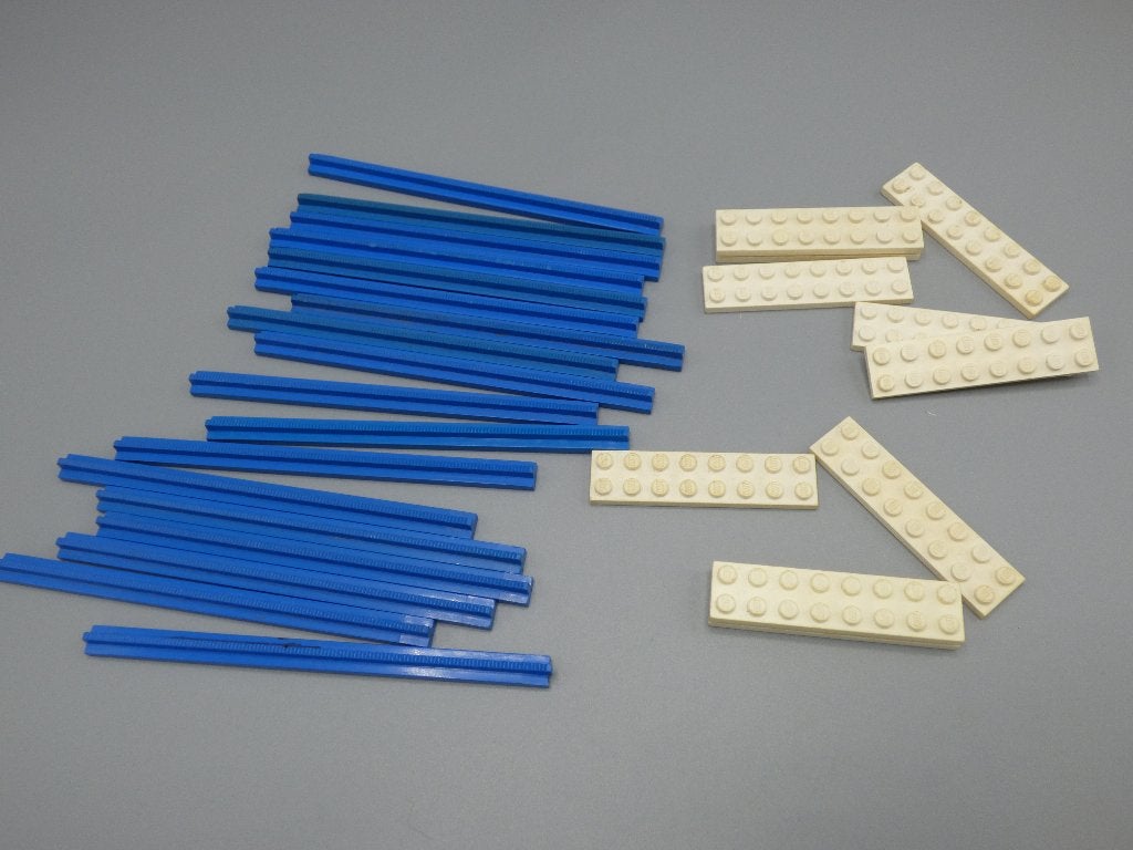 lego 4.5 Volt trein rails, Gebruikt, Lego, Ophalen of Verzenden, Compleet