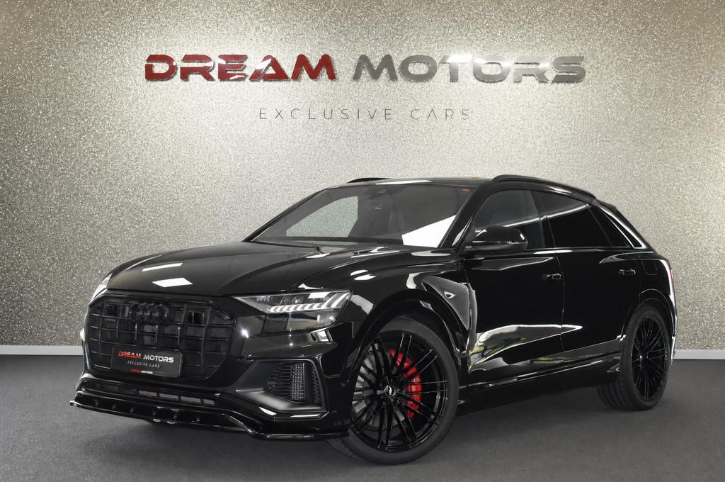 Audi Q8 55 TFSI e Quattro S-Line COMPETITION 381pk | LUCHTVE, Auto's, Audi, Automaat, Gebruikt, Zwart, 2995 cc