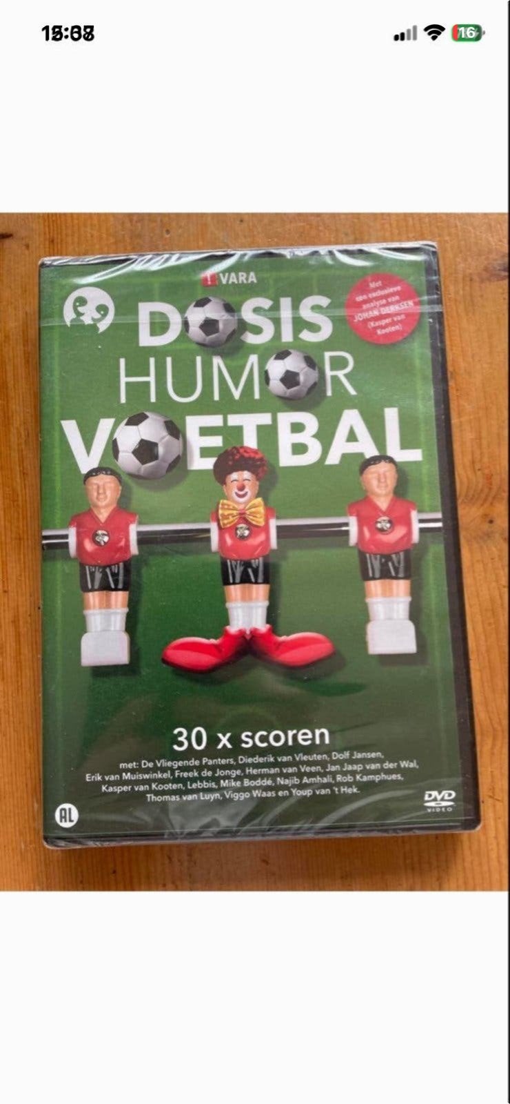 Dosis Humor Voetbal DVD - Cabaret en Amusement, Cd's en Dvd's, Alle leeftijden, Cabaret, Nieuw in verpakking, Inclusief doosje