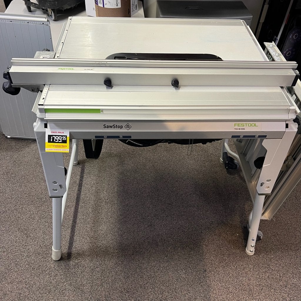 Festool TKS80 EBS zaagtafel | 2200 Watt | 414535, Ophalen, Gebruikt, Cirkelzaag, 70 mm of meer
