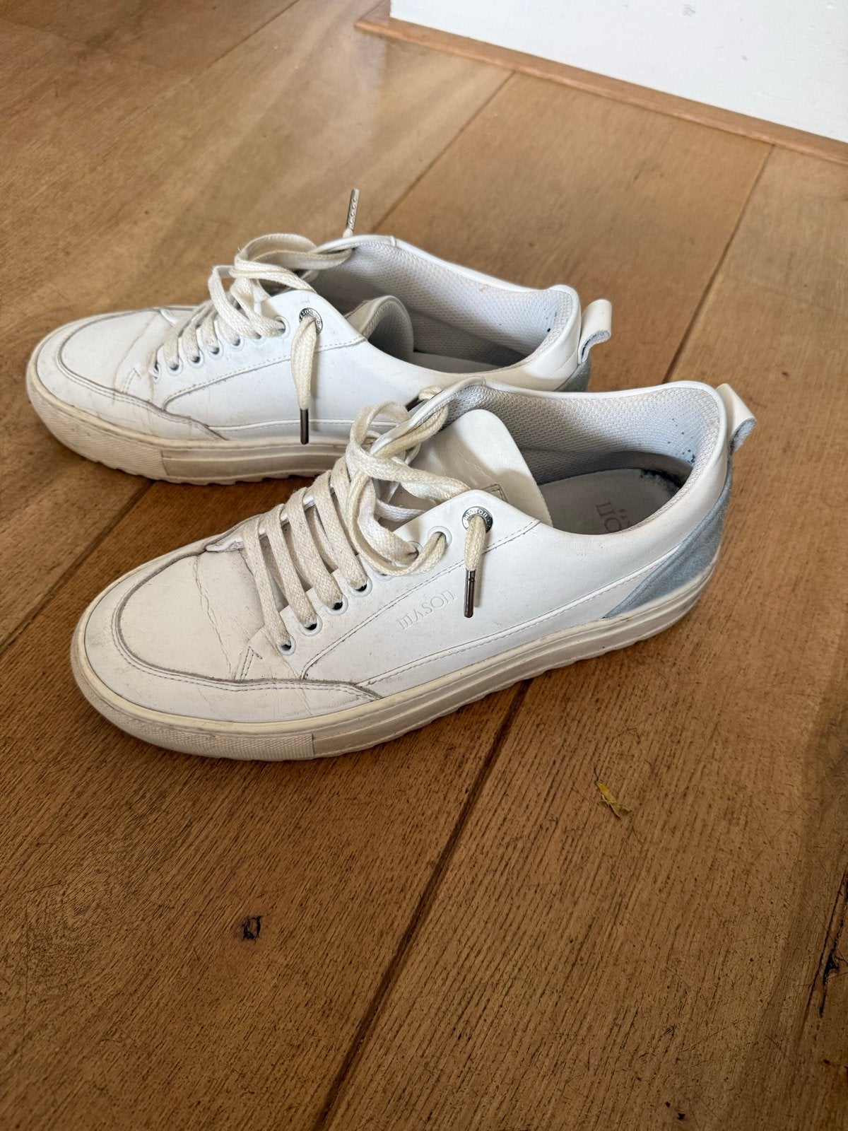 Mason Garments Heren Sneakers - Maat 43, Ophalen of Verzenden, Gedragen, Wit, Sneakers of Gympen