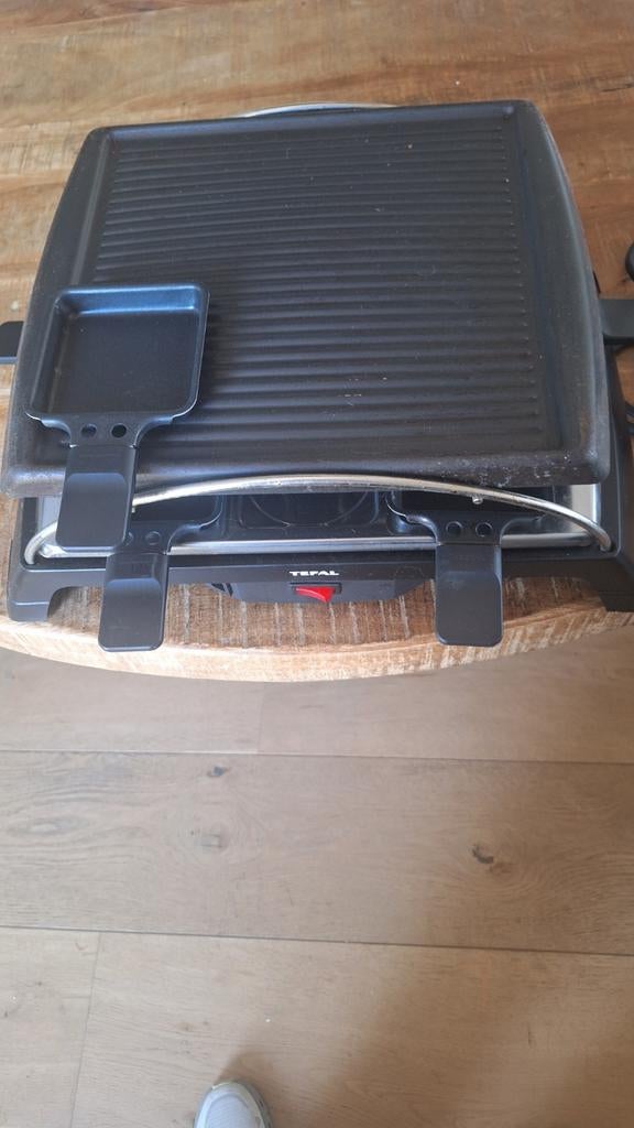 Tefal Raclette en Grill - 2-in-1 voor gezellige avonden, Ophalen of Verzenden, Gebruikt, 4 t/m 7 personen