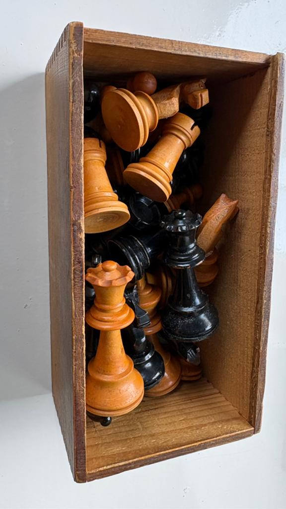 Schaakstukken, Hobby en Vrije tijd, Gezelschapsspellen | Bordspellen, Ophalen, Zo goed als nieuw