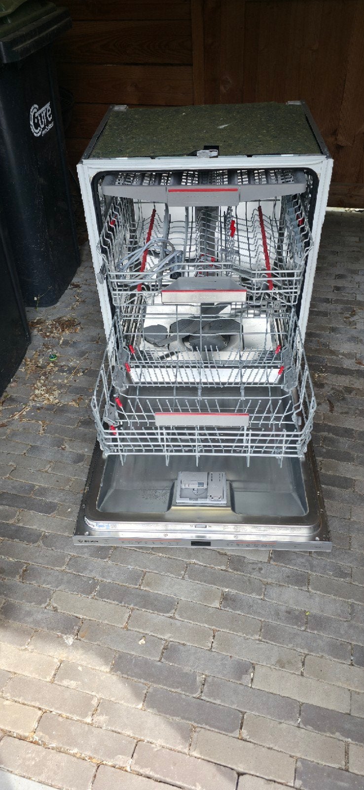 BOSCH SMV6ZCX42N Zeoliet Inbouw Vaatwasser, Ophalen, 60 cm of meer, Minder dan 10 liter, Zo goed als nieuw