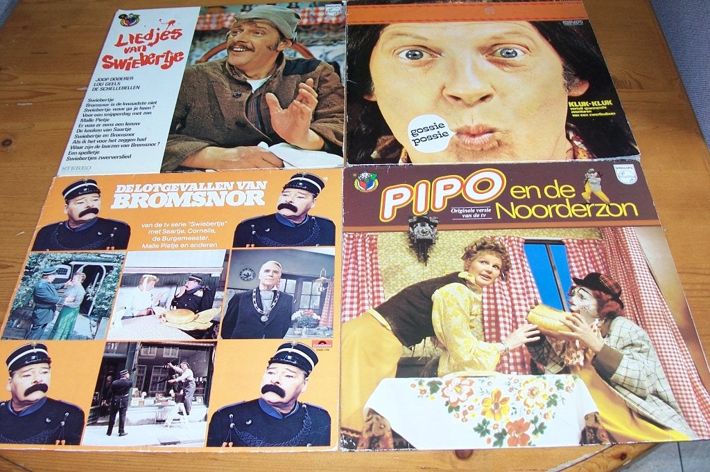 8 LP'S O,A.-PIPO-SWIEBERTJE-BROMSNOR-MARTIN BROZIUS, Cd's en Dvd's, Vinyl | Kinderen en Jeugd, Gebruikt, Verhaal of Sprookje, 1960 - 1969