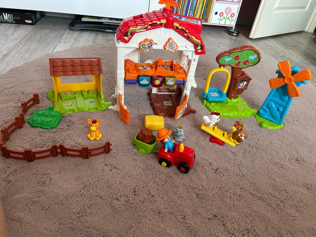 VTech Vrolijke Vriendjes Boerderij Speelset, Ophalen of Verzenden, Zo goed als nieuw, Jongen of Meisje