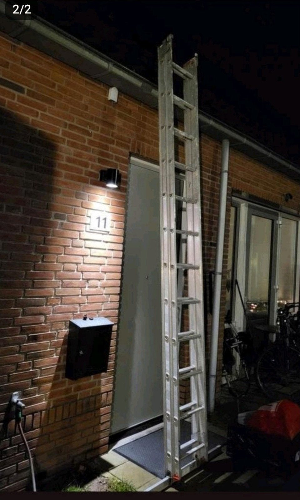 Uitschuifbare aluminium ladder - 4 meter of meer, Ophalen