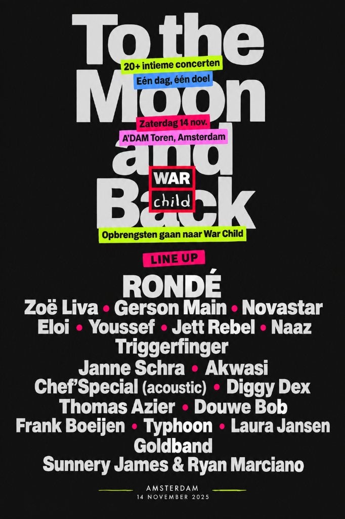 To the moon and back festival Amsterdam toren 14 november, Twee personen