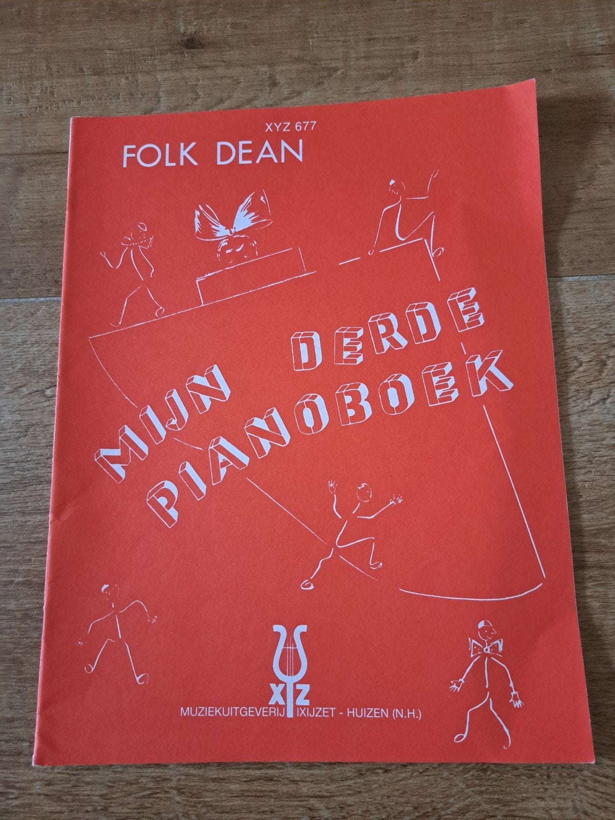 Mijn Derde Pianoboek - Folk Dean (XYZ 677), Muziek en Instrumenten, Gebruikt, Overige genres, Les of Cursus, Ophalen of Verzenden