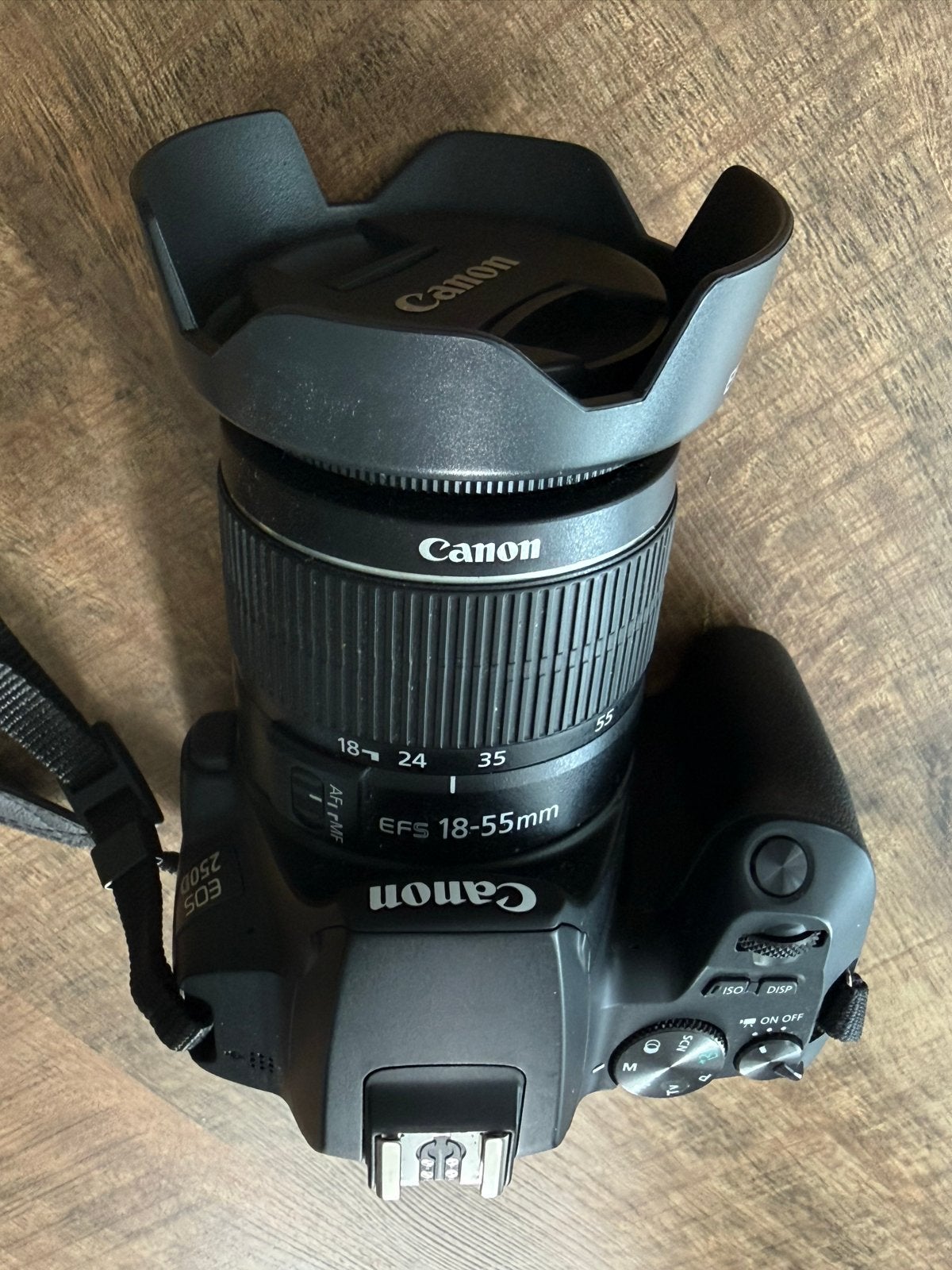 Canon EOS 250D met 18-55mm lens +2 extra lenzen zoom+macro, Spiegelreflex, Canon, Beeldstabilisatie, Ophalen of Verzenden
