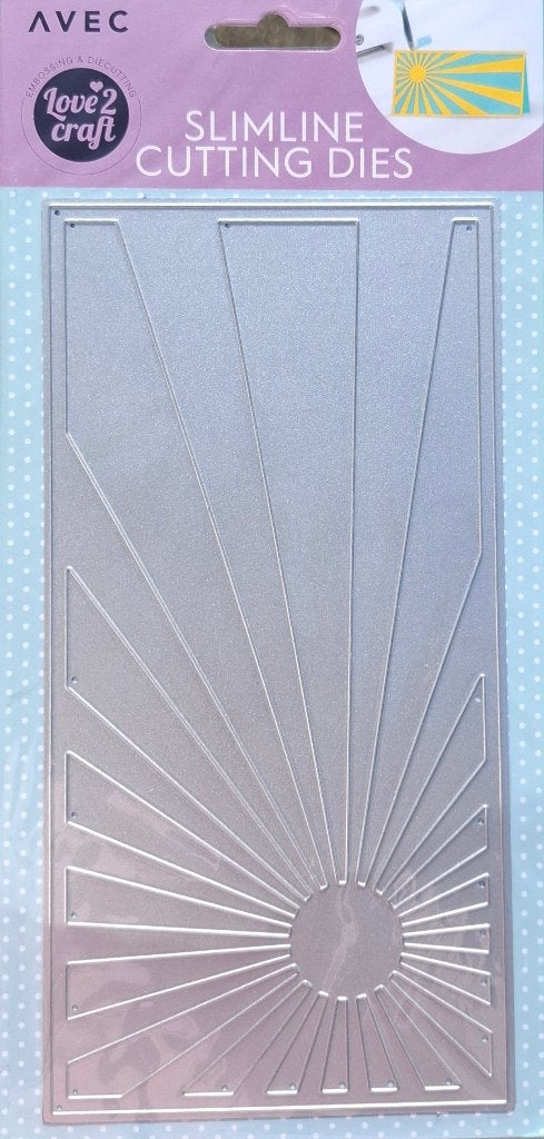 Slimline snijmal zon stralen NIEUW 28 x 12 cm, Onbekend@voorbeeld.com, Nieuw, Ophalen of Verzenden, Overige thema's