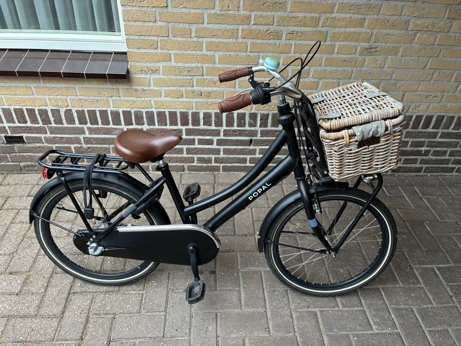 Popal Daily Dutch Basic Meisjesfiets 22 inch, Fietsen en Brommers, Fietsen | Dames | Damesfietsen, Terugtraprem, Gebruikt, Versnellingen