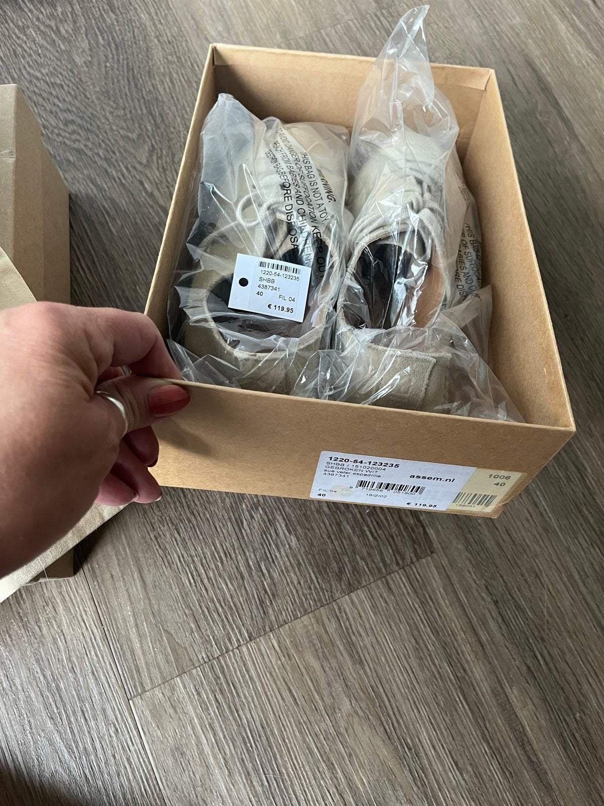 Shabbies Amsterdam Espadrilles Maat 40, Ophalen of Verzenden, Nieuw, Beige, Espadrilles of Moccasins