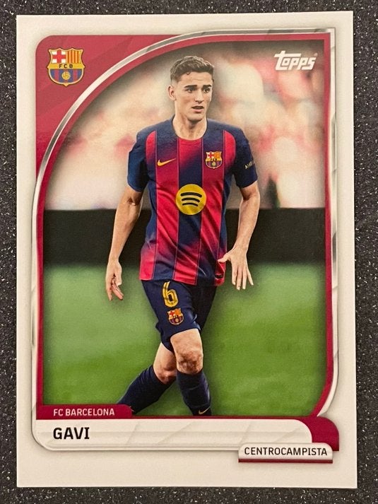 Topps FC BARCELONA 2025    GAVI, Verzenden, Zo goed als nieuw, Plaatje