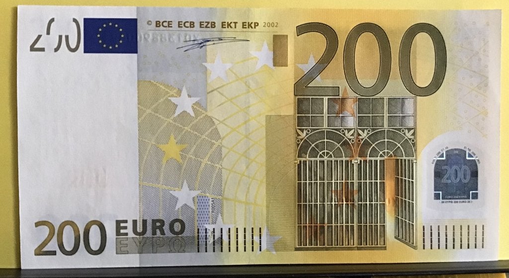Euro bankbiljet van 200 euro UNC Duitsland Duisenberg, Ophalen of Verzenden, Duitsland, 200 euro, Los biljet