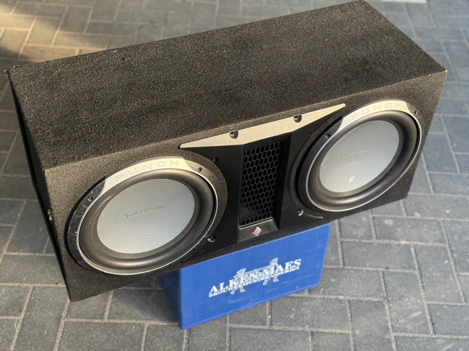 Rockford Fosgate P2 Subwoofer in Kist - 4 Ohm, Ophalen, Gebruikt