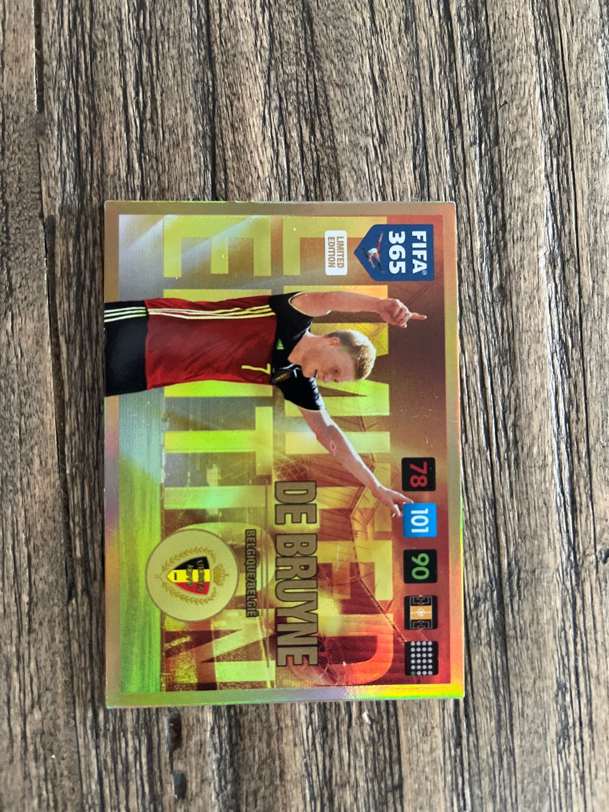 Kevin De Bruyne FIFA 365 Limited Edition Spelerskaart, Ophalen of Verzenden, Zo goed als nieuw, Buitenlandse clubs, Spelerskaart