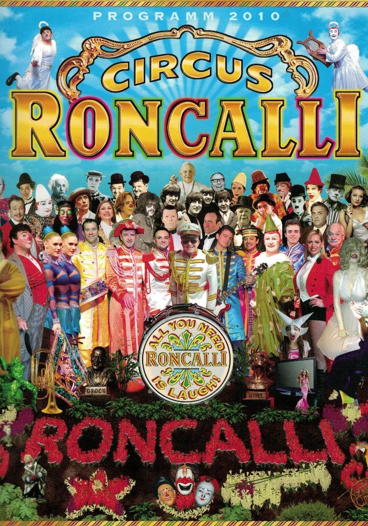 Programmaboek Circus Roncalli 2010., Verzenden, Zo goed als nieuw