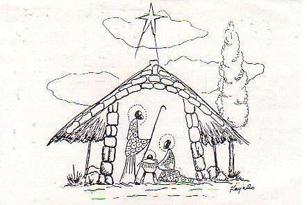 Ansichtkaart	Kerst	St. HWG Afrika, Verzenden, 1980 tot heden, Gelopen, Feest(dag)