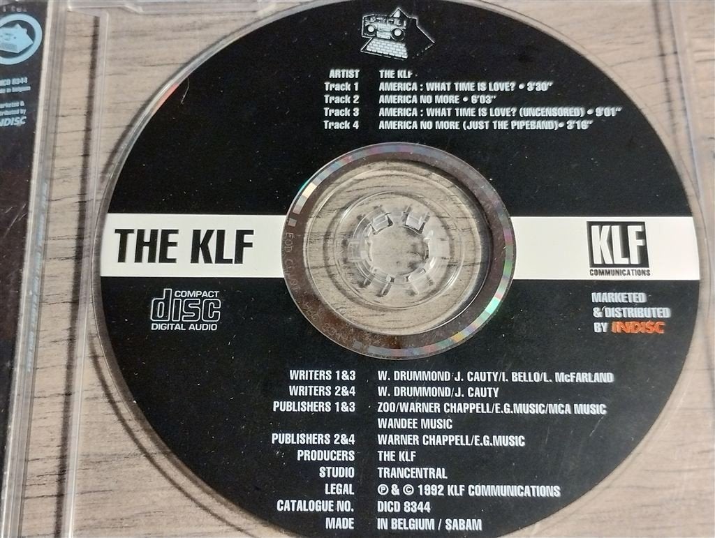 The KLF ‎- America: What Time Is Love?, Ophalen of Verzenden, Gebruikt, Pop
