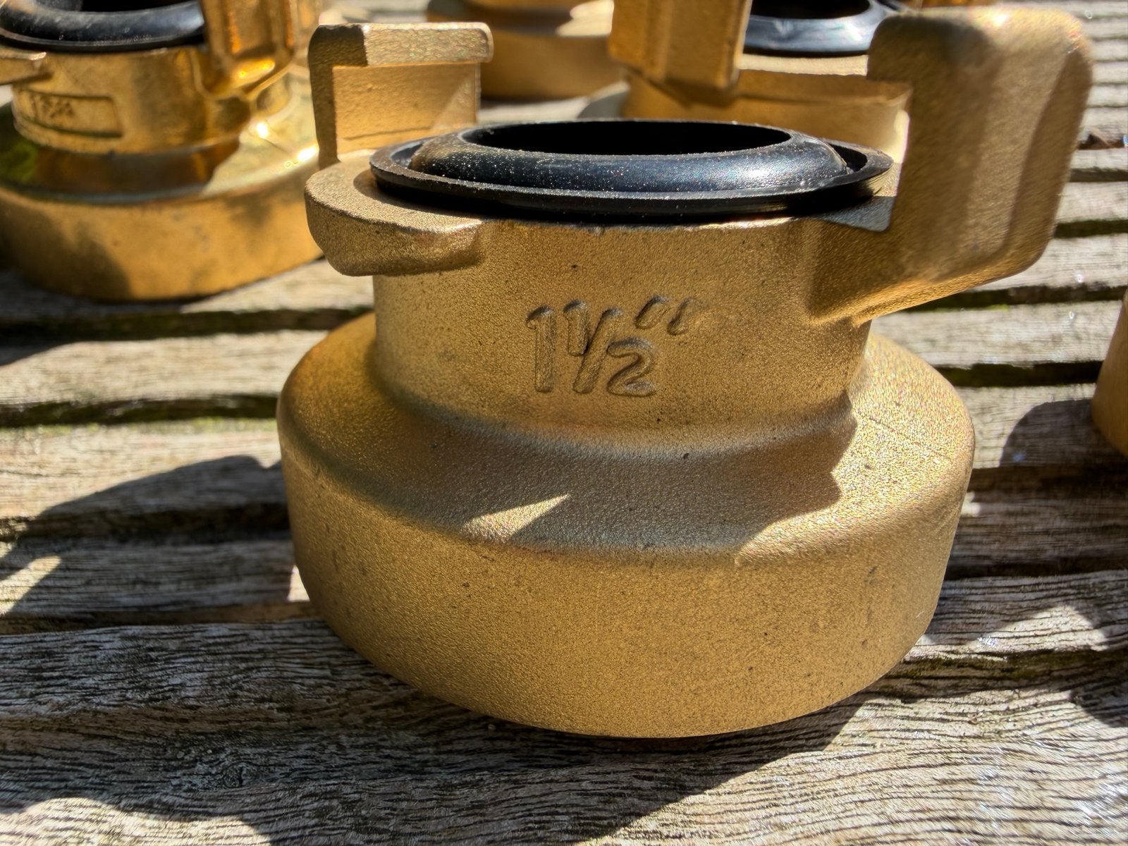 GEKA Messing Koppeling 1 1/2" binnendraad, Ophalen of Verzenden, Nieuw
