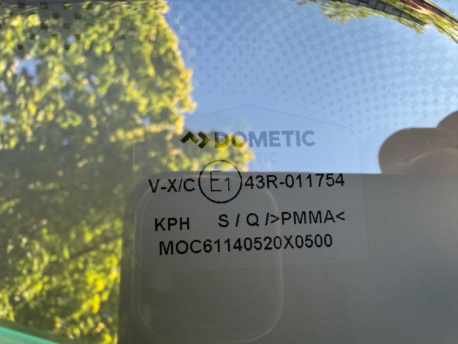 Dometic Caravanraam (melkglas) - Nieuw, Ophalen of Verzenden, Nieuw