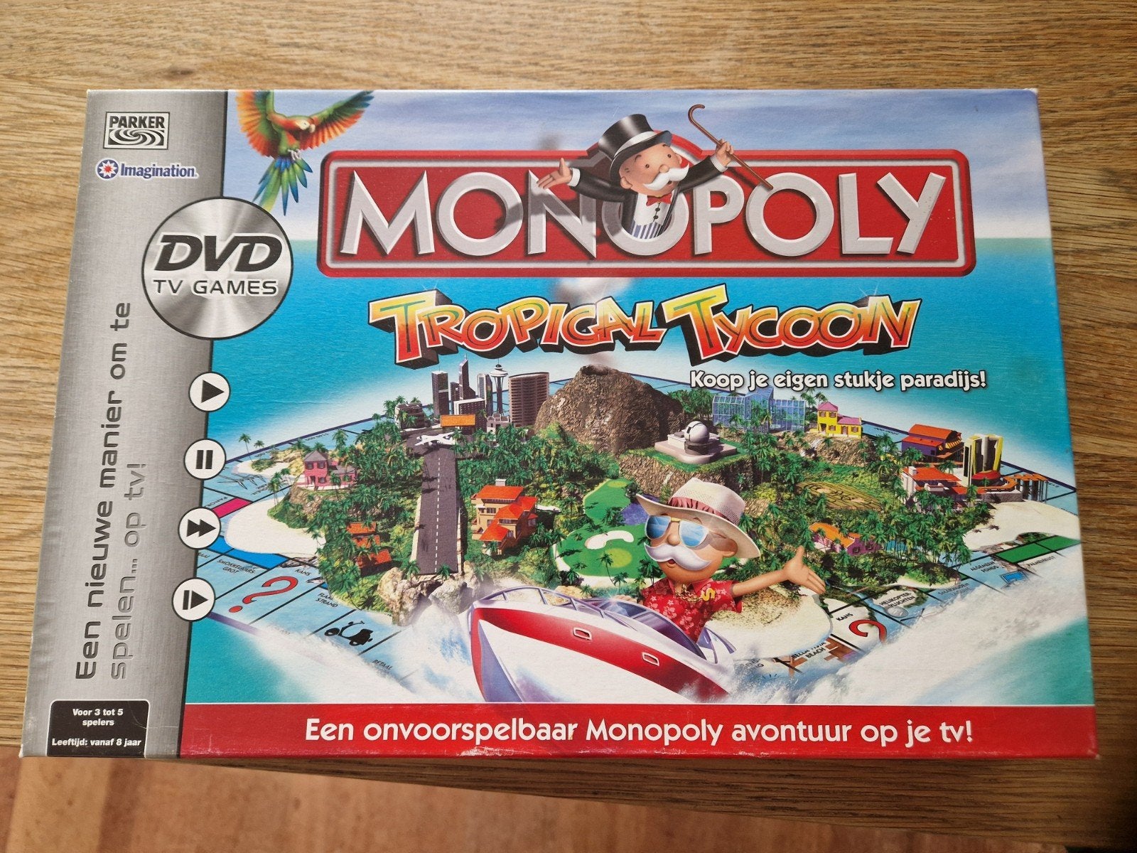 Monopoly Tropical Tycoon - DVD TV Games, Hobby en Vrije tijd, Gezelschapsspellen | Bordspellen, Vijf spelers of meer, Ophalen of Verzenden