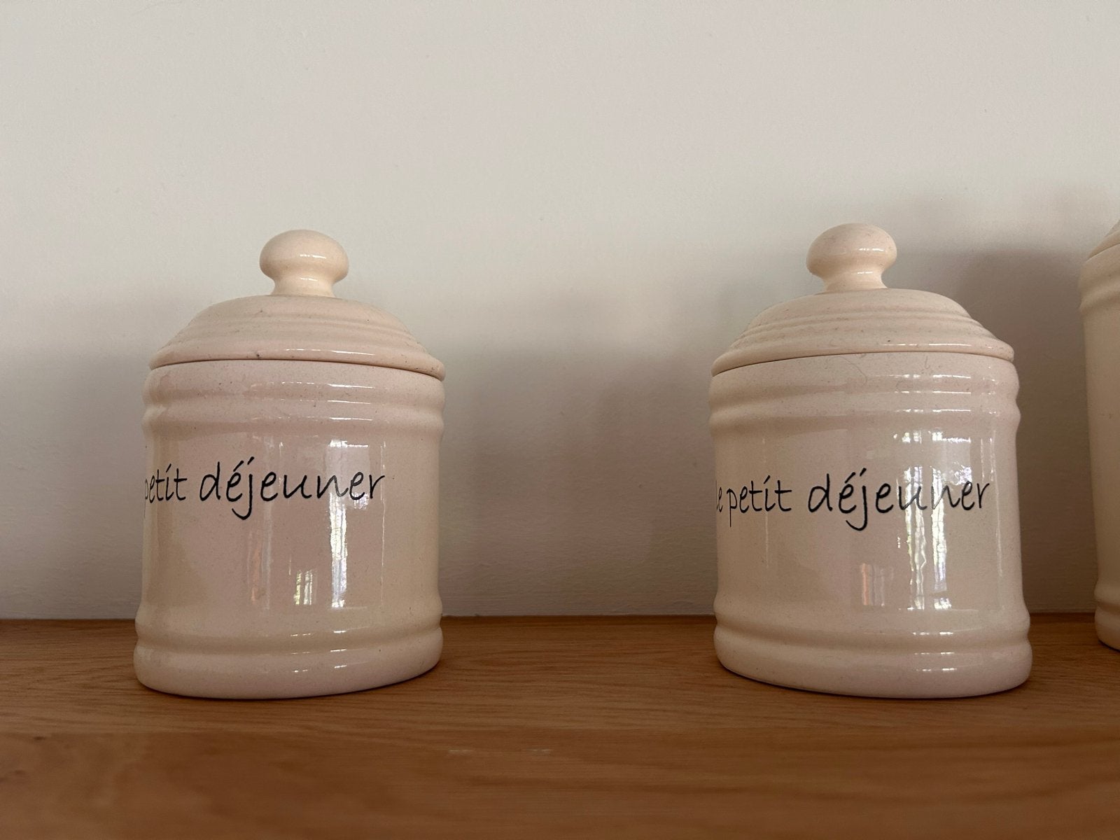 Rivièra Maison - voorraadpotten 'petit déjeuner' en 'thé', Ophalen of Verzenden
