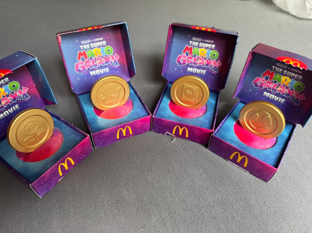 Super mario Macdonalds munt, Ophalen of Verzenden, Zo goed als nieuw, Overige typen
