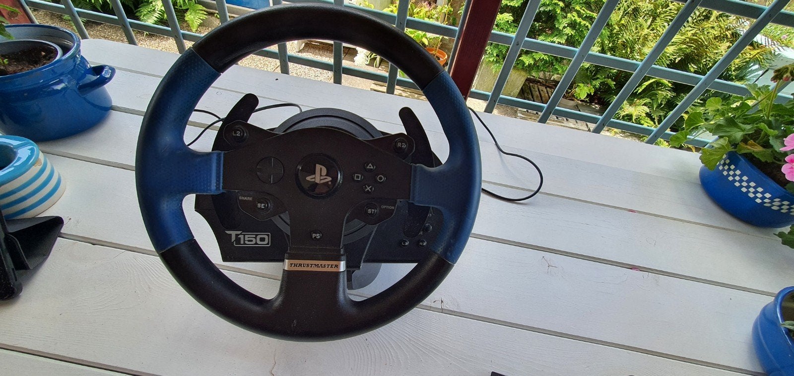 Thrustmaster T150 Racestuur voor PS5 en PC, Ophalen, Gebruikt, Stuur of Pedalen, PlayStation 5