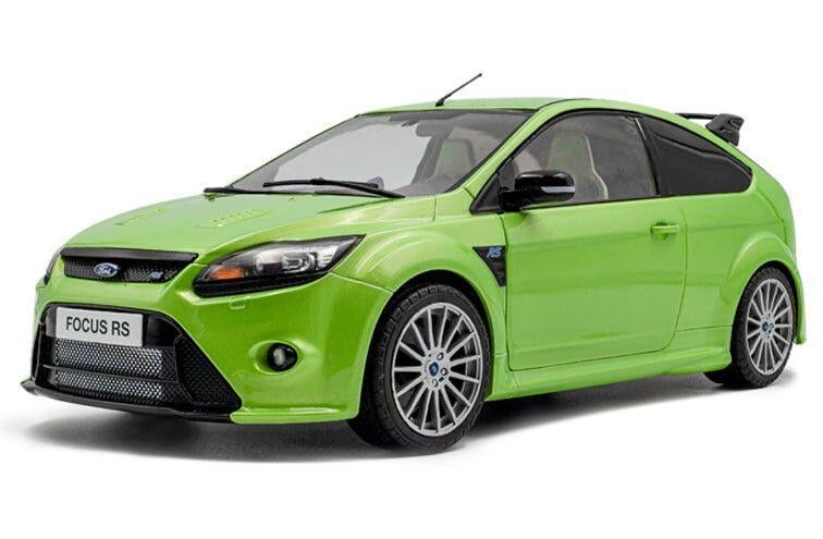 Ford Focus RS MK2 Ultimate '09, groen metallic, Hobby en Vrije tijd, Modelauto's | 1:18, Solido, Solido, Nieuw, 2 rue de l’Ecusson Zone commerciale Oxygène Sud 56120 JOSSELIN