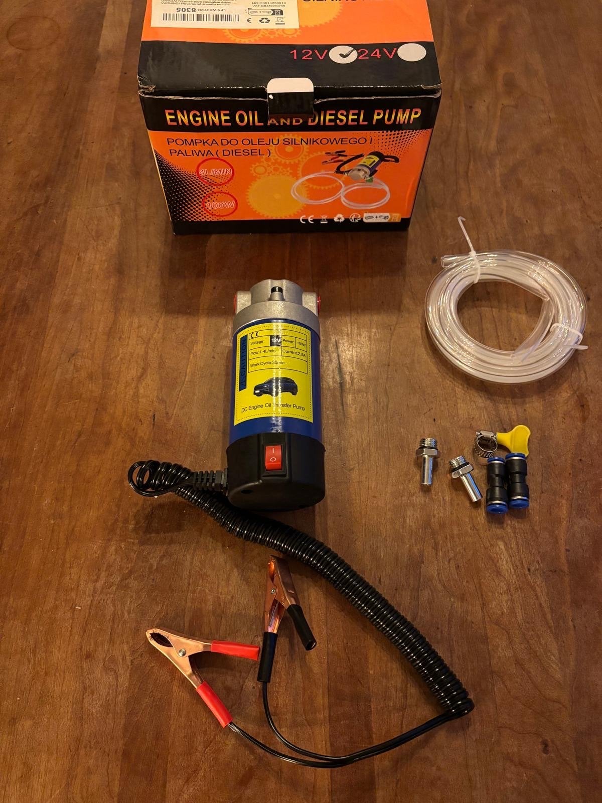 12V/24V Olie- en Dieselpomp, Ophalen, Nieuw