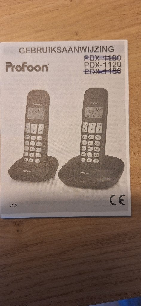 Profoon Dect huistelefoon, Ophalen of Verzenden, Zo goed als nieuw, 2 handsets