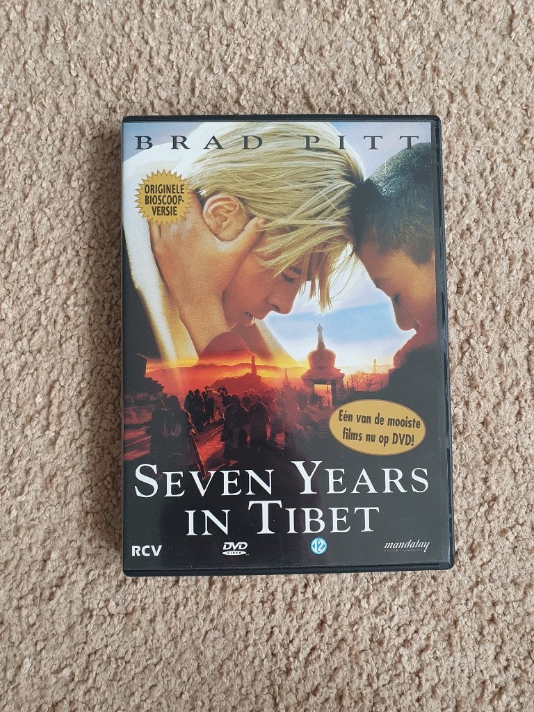 DVD Seven Years in Tibet (1997) met Brad Pitt, Vanaf 16 jaar, Ophalen of Verzenden, Gebruikt