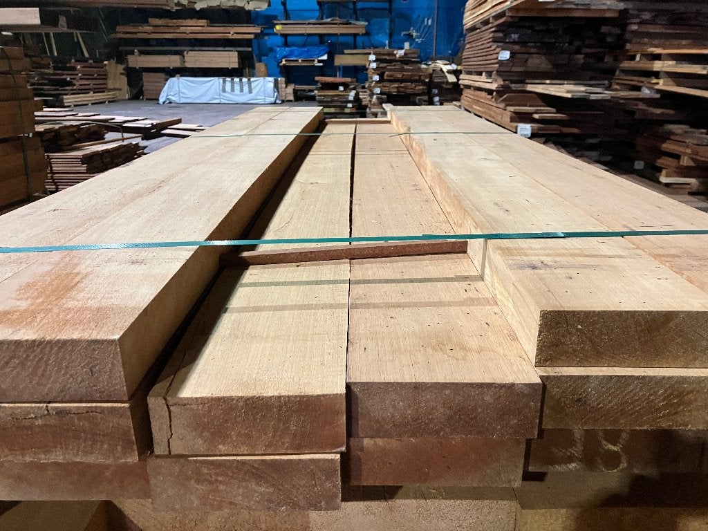Hardhout–Tauari–balken-liggers-regels-50x153mm-€ 6,90 per m1