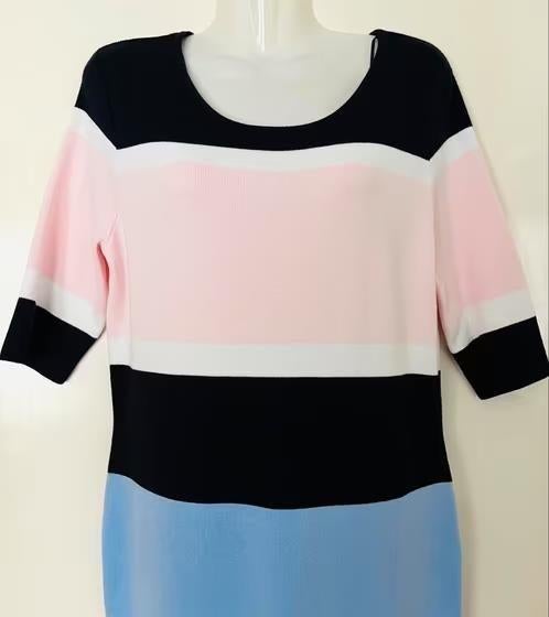 Question? Jurk maat M [v], Maat 38/40 (M), Blauw, Ophalen of Verzenden, Zo goed als nieuw