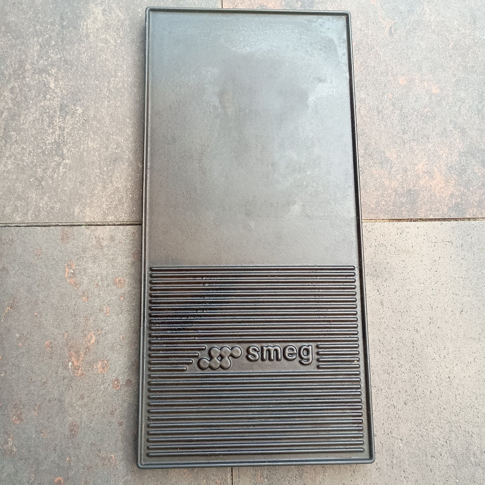 Smeg Bakplaat 26x54.8x2.5 cm voor Fornuis, Ophalen of Verzenden, Gebruikt