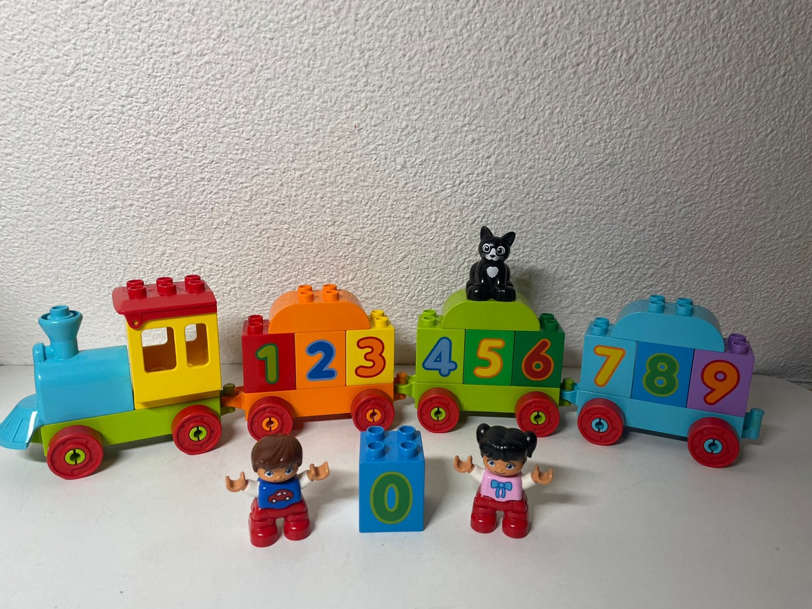Duplo 10847 Getallentrein/ger.v.Sas, Gebruikt, Ophalen of Verzenden, Compleet, Duplo