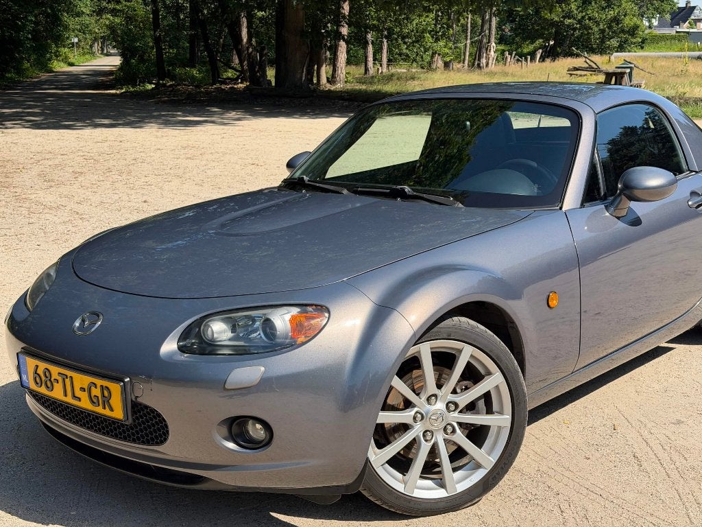 Mazda MX-5 2.0 Executive 2006 Galaxy Grey | Org. NL, Auto's, 13 km/l, Achterwielaandrijving, Zwart, 4 cilinders