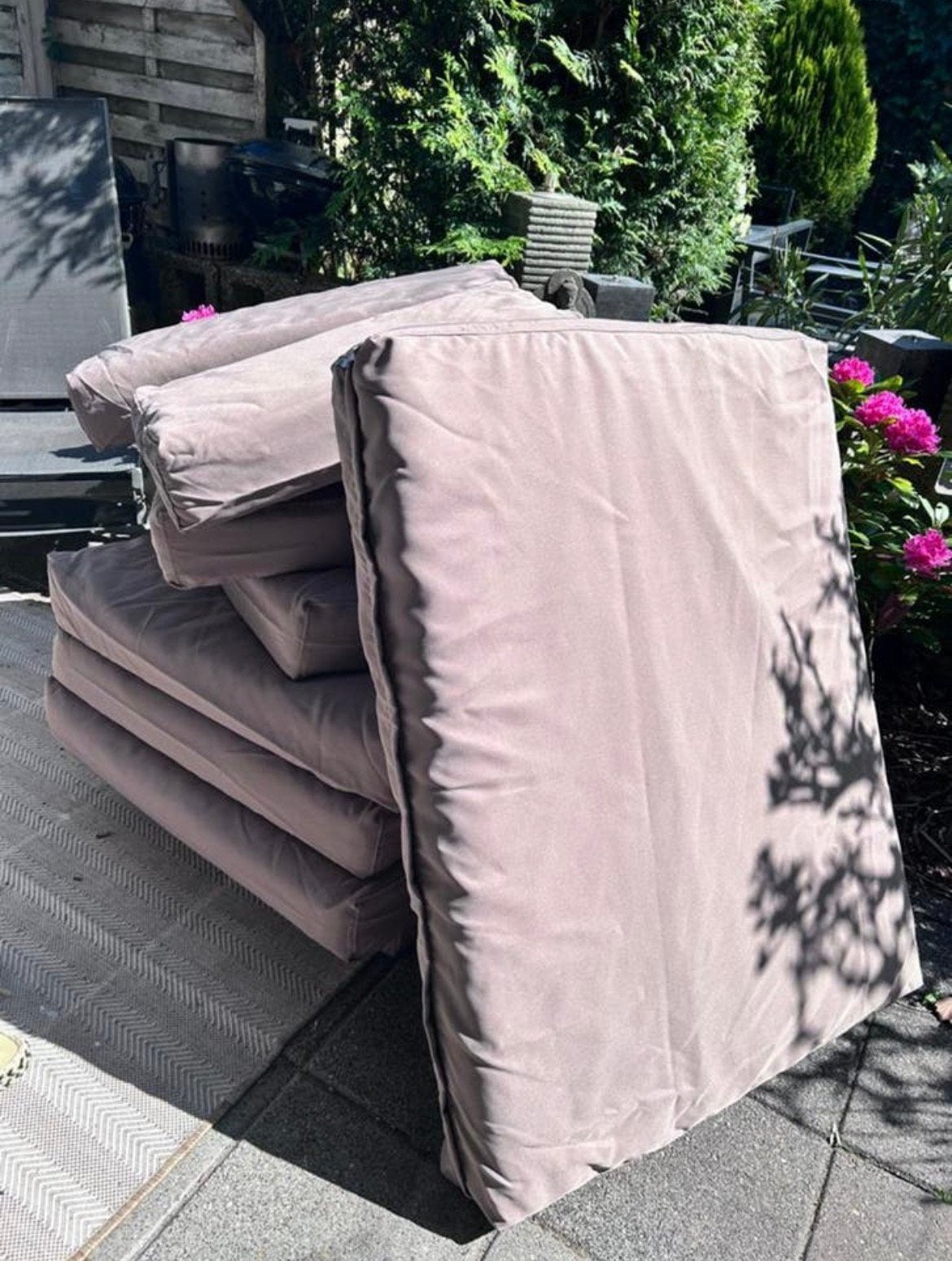 Tuinkussens, Tuin en Terras, Tuinmeubel-accessoires, Ophalen, Zo goed als nieuw