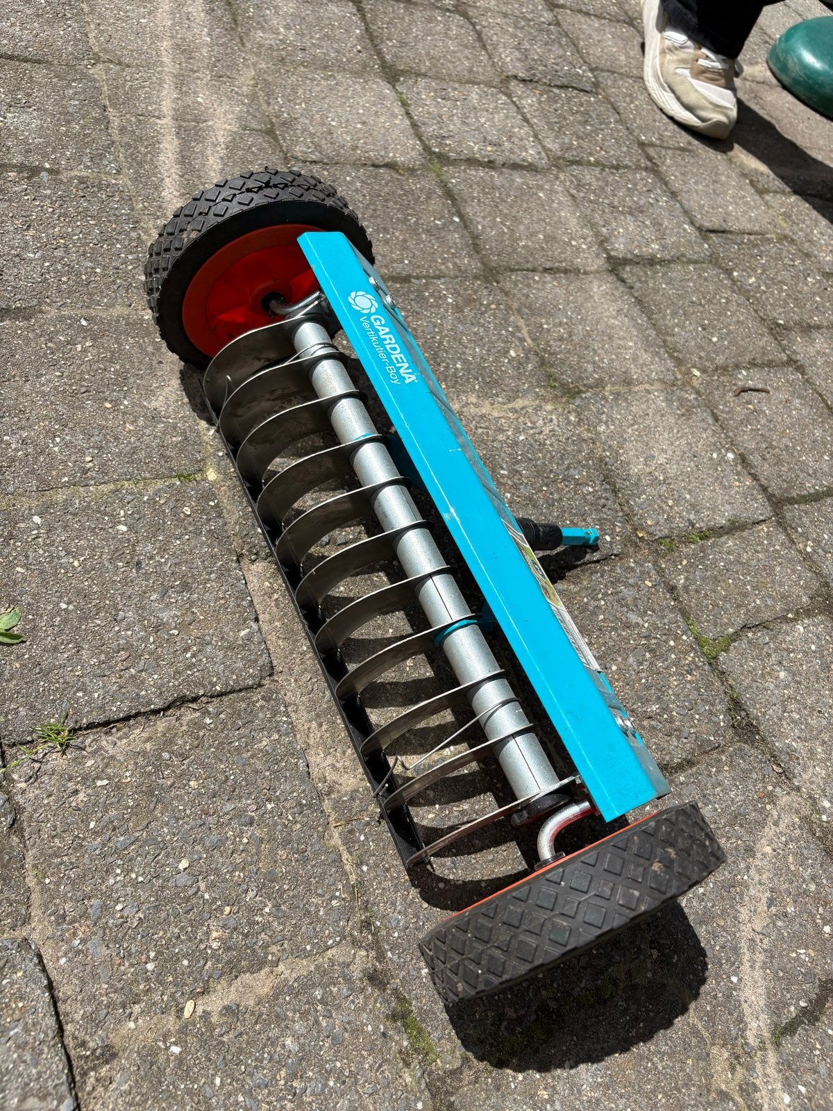 Gardena Verticuteer Hark - Handmatige Gazonbeluchter, Tuin en Terras, Ophalen, Zo goed als nieuw