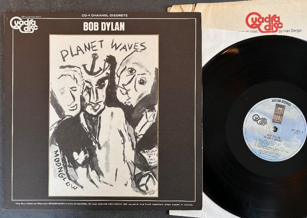 BOB DYLAN - Planet waves ( Quadra disc LP ), Inclusief binnenhoes, LP, Gebruikt, Ophalen of Verzenden