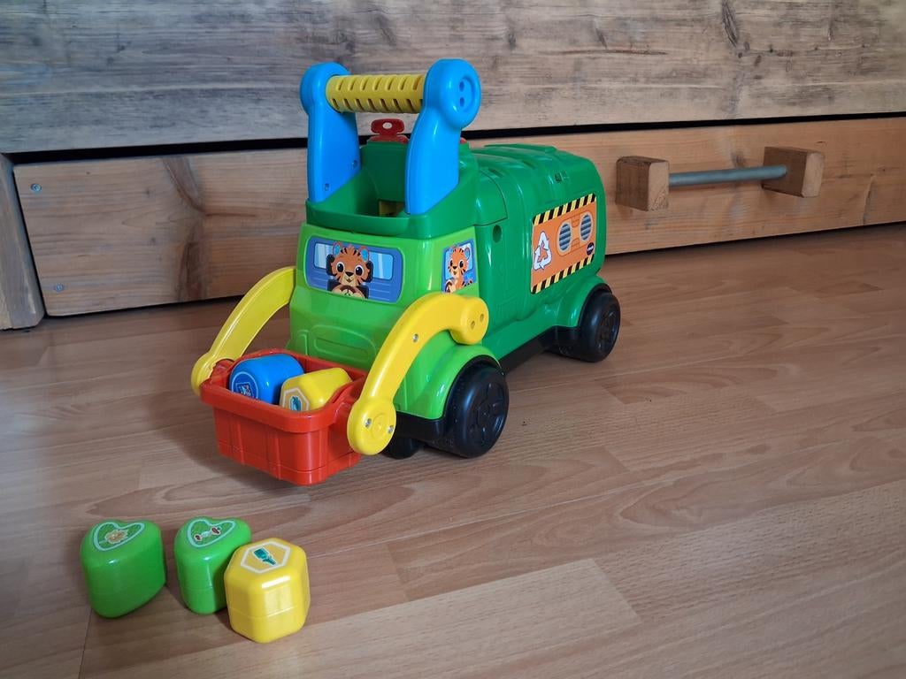 VTech Recycle Truck - Interactief Speelgoed, Kinderen en Baby's, Speelgoed | Overig, Gebruikt, Jongen of Meisje, Ophalen
