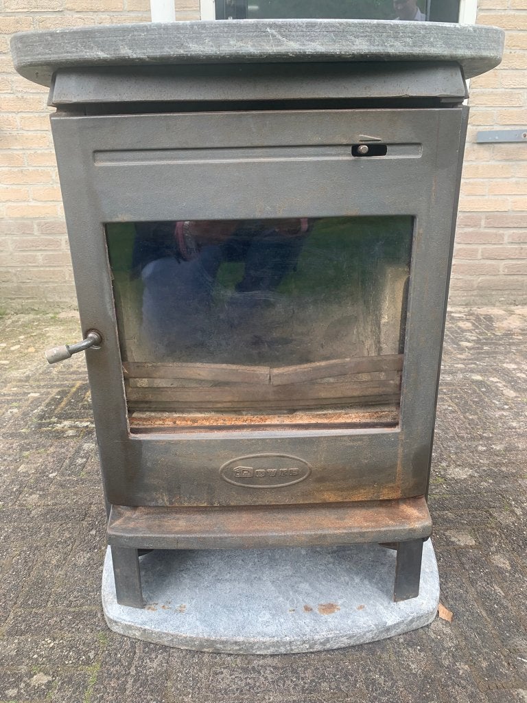 Kachel, allesbrander Dovre 350 CB/SC, Huis en Inrichting, Kachels, Ophalen, Gebruikt, Overige brandstoffen, Vrijstaand