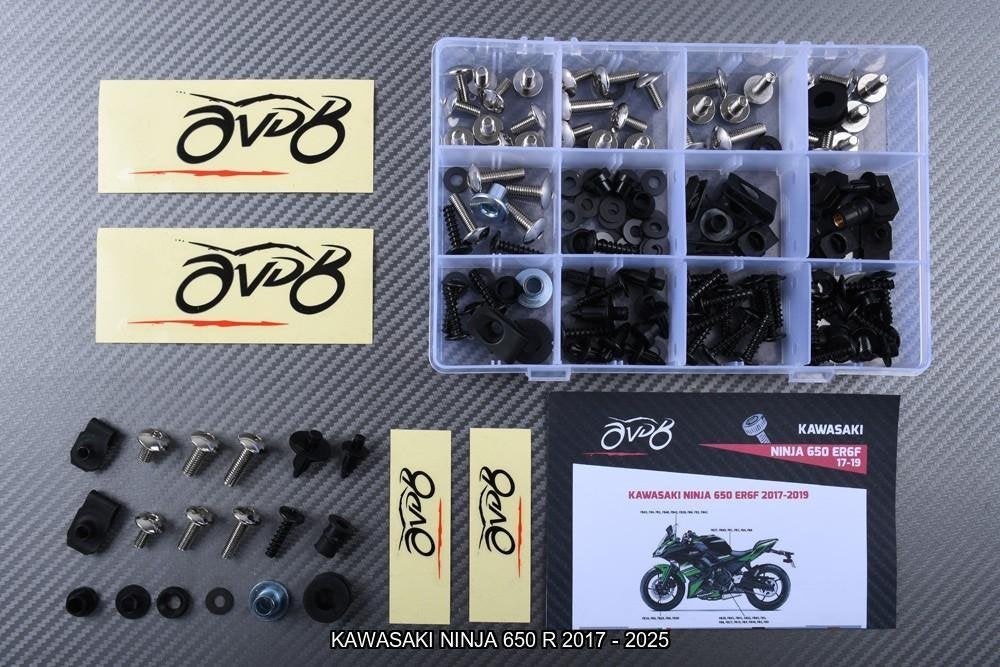 Kuip bouten set voor KAWASAKI NINJA 650 R 2017 2025, Verzenden, Nieuw