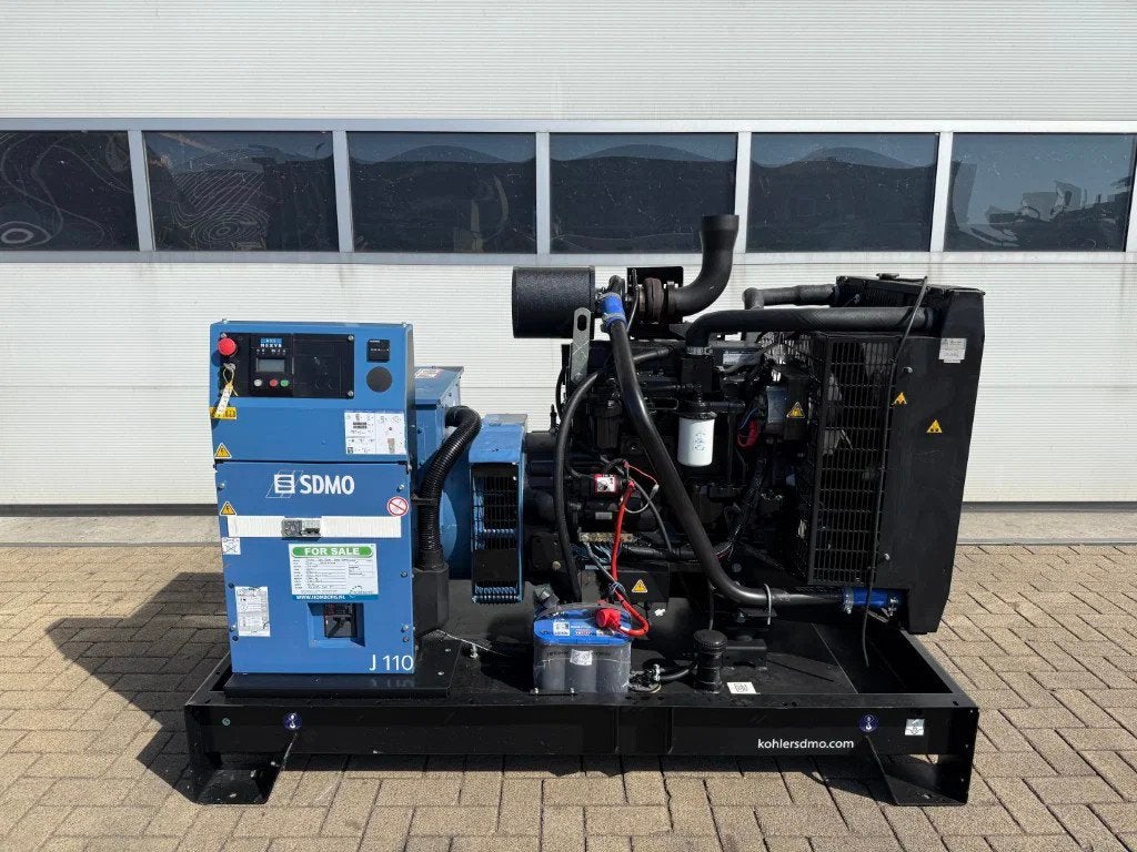 SDMO J110 John Deere Leroy Somer 110 kVA noodstroom generato, Ophalen of Verzenden