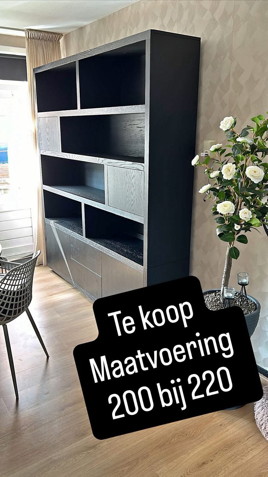 Eleonara vakkenkast 2 delig, Ophalen, Zo goed als nieuw, 25 tot 50 cm