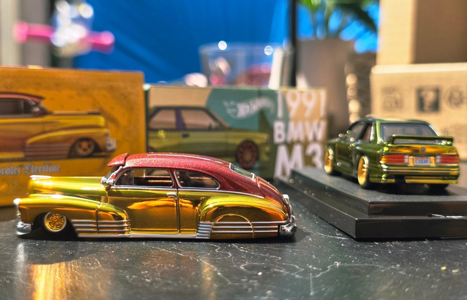 Hot Wheels RLC Exclusive: 1949 Mercury Custom & BMW M3, Ophalen of Verzenden, Nieuw, Auto