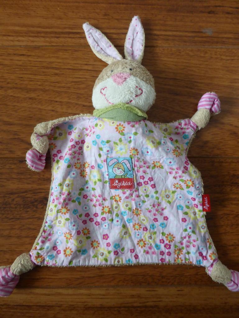 Knuffeldoekje konijn (1.5), Kinderen en Baby's, Speelgoed | Knuffels en Pluche, Gebruikt, Overige karakters, Ophalen of Verzenden