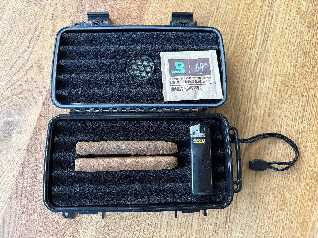 Humidor - Reishumidor voor 5 Sigaren, Ophalen of Verzenden, Nieuw, Tabaksdoos of Verpakking